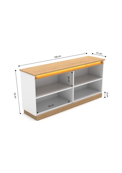 Bohem Konsol Mdf Kapak Altın