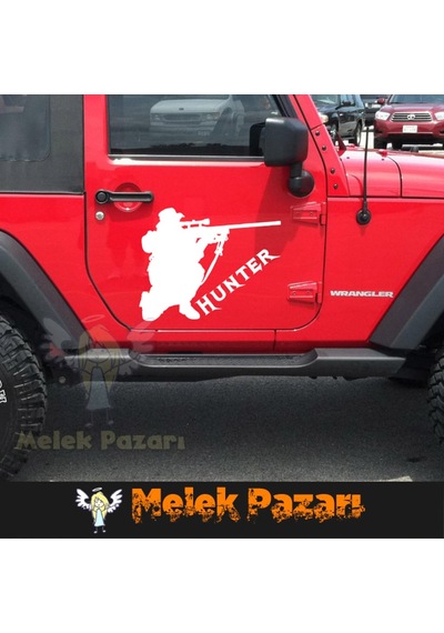 Hunter, Avci Araba Sticker