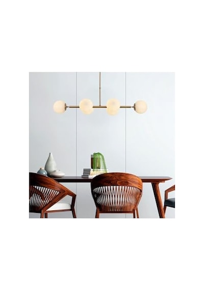 Eskitme Kaplama Modern Avize E14 Metal Cam 80x22cm Diğer