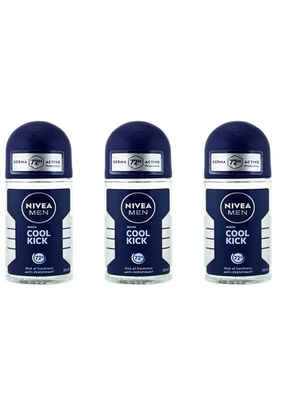 Nivea Men Roll-on Cool Kick 50 Ml X 3 Adet