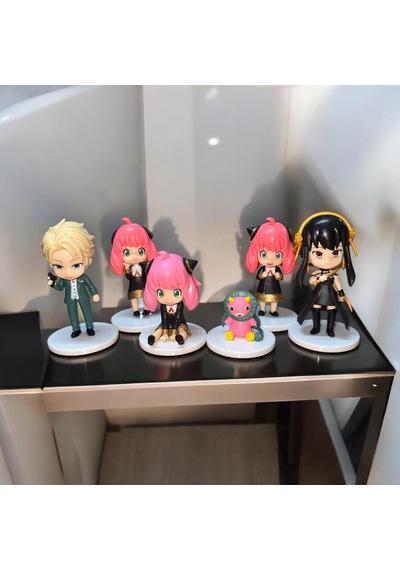 Anime Manga 6 Lı Set Anime Casus X Aile Anime Biblo Model Bebek Anime Figürleri Anime Karakterleri Diğer