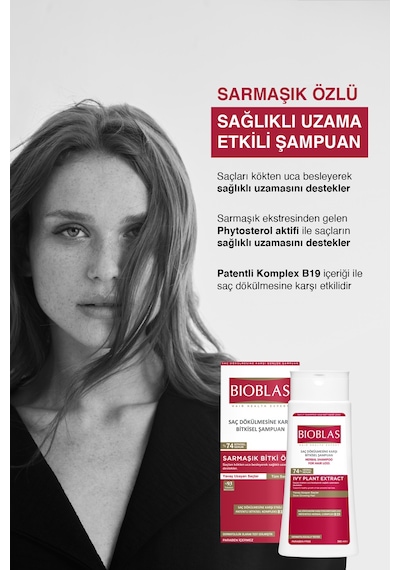 Bioblas Saç Dökülmesine Karşı Yavaş Uzayan Saçlar İçin Şampuan 360 Ml Sarmaşık Özlü
