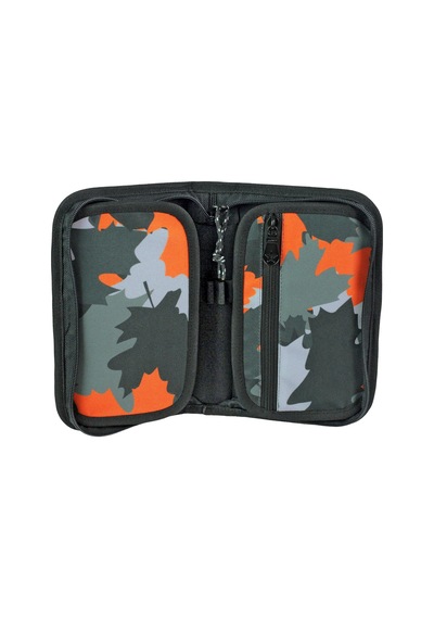 Jacbag Cover -sert Kapaklı Lastikli Kalem Kutusu Cover-turuncu Camoflora renkli