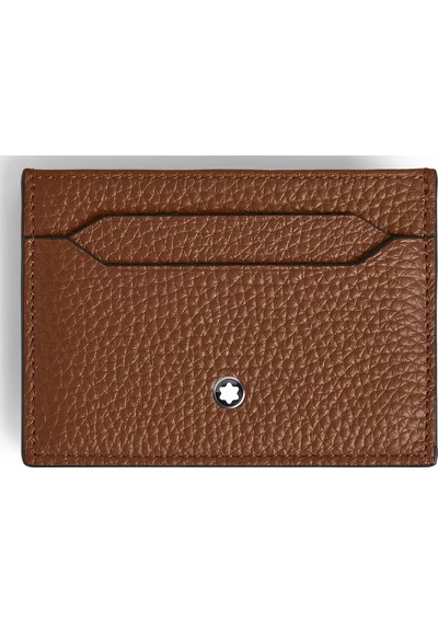 Mont Blanc Montblanc Grain Deri 5 Bölmeli Kartlık 221392 Kahverengi