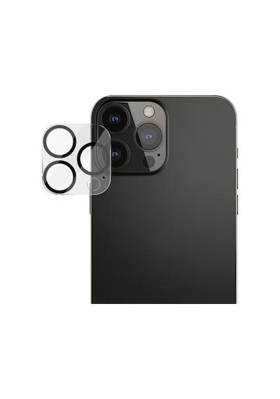 Ally Apple Uyumlu iPhone 13 Pro Max 3D Full Tempered Glas Cam Kamera Koruyucu