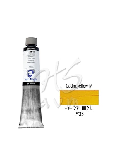 Van Gogh Yağlı Boya 200 ML Seri:2 No:271 Cadmium Yellow M