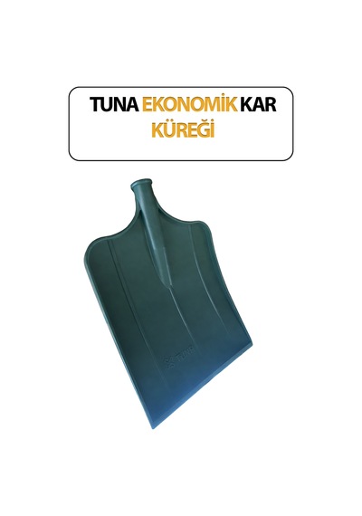 Kürek, Plastik Kar Küreği Ekonomik Sapsız Yeşil Renk