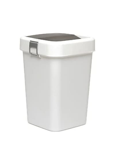 Carpex Optima Beyaz Çöp Kovası 8 L Çok Renkli