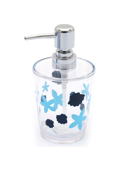 Sıa Sıvı Sabunluk Benekli Desen 8x8x16cm 350ml