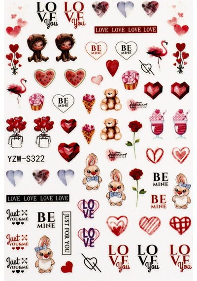 Pop Beauty Nail Art Tırnak Süsleme Sticker Popstıcker33