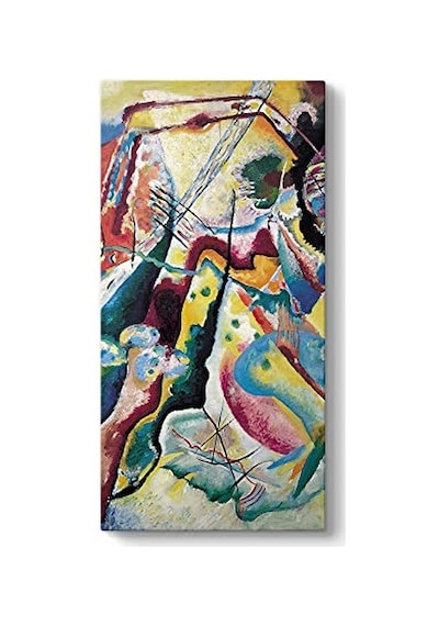 Wassily Kandinsky - La Tache Rouge Tablosu 40 X 80 Sku: Smgstk02b9cee549