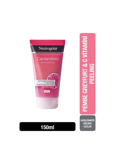 Canlandırıcı Günlük Peeling Jel Pembe Greyfurt & C Vitamini 150 Ml
