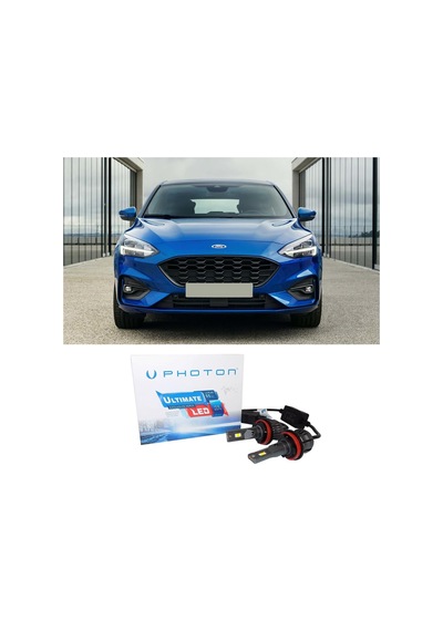 Ford Focus 4 Led Xenon Kısa Far Ampulü H7 Ultimate 9500 Lumens Yeni Seri Beyaz 2019+