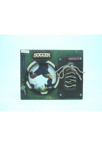 Metal Objeler-RD photo frame Futbol Resim Çerçevesi-23*18*3 CM