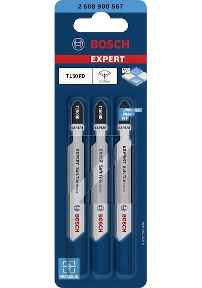 Bosch Expert T 150 Rd 3'lü Fayans İçin Dekupaj Bıçağı 2608900567