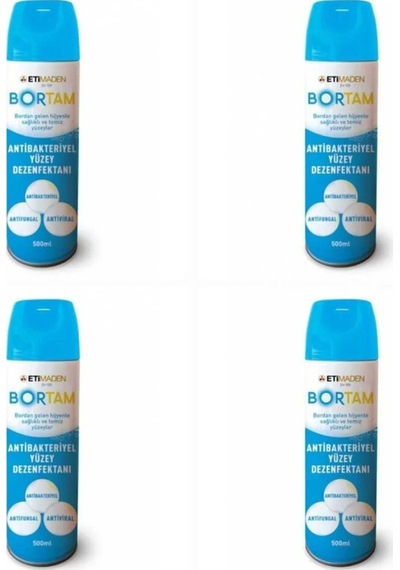 Bortam Dezenfektan Viral Yüzey Ve Ortam Dezenfektanı 4 Adet