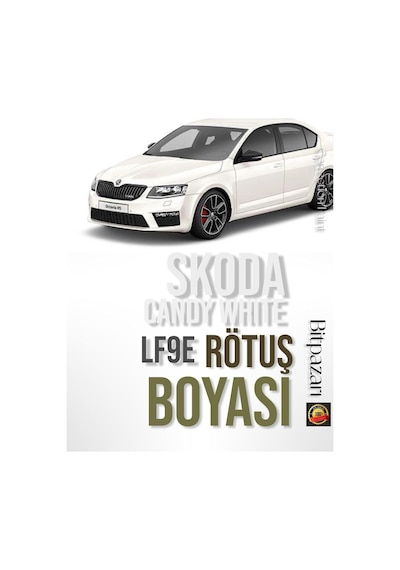 Skoda Candy White Rötuş Boyası 28ml Lf9e, Lf9efleafff