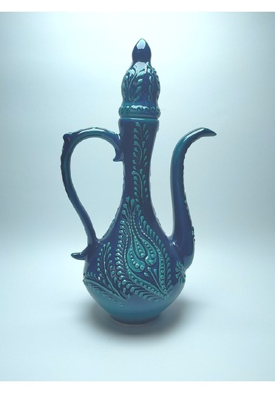 El Dekoru Özel Seri İbrik Turkuaz 30 Cm