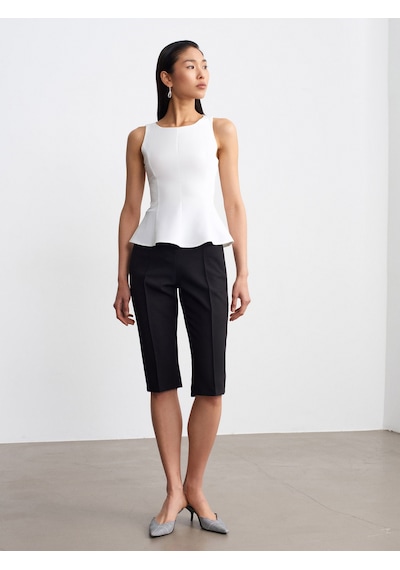 Dilvin 50544 Korse Peplum Bluz-açık Taş