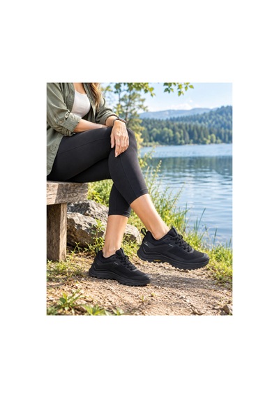 Humtto 92770b Garson Outdoor Su Geçirmez Ayakkabı Siyah