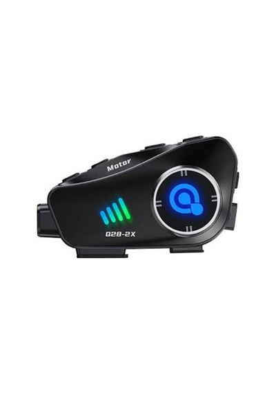 Q28-2x Motosiklet Kask Bluetooth Interkom Su Geçirmez 1080p Hd Sürüş Kaydedici Kablosuz Kamera