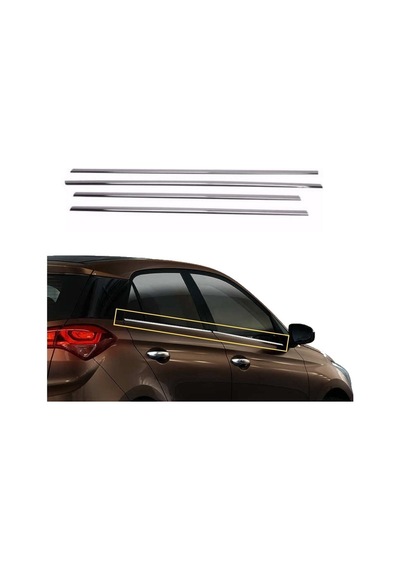 Hyundai İ20 Krom Cam Çıtası 2015-2020 4 Parça