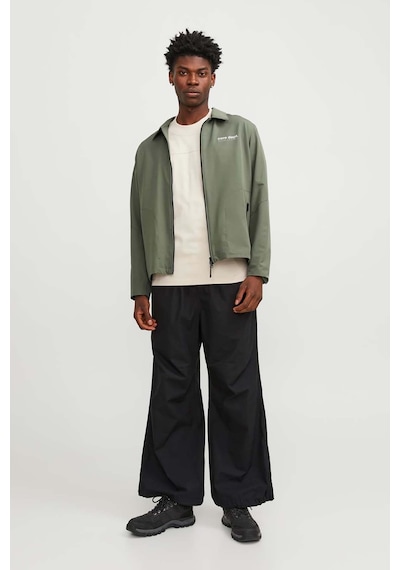Jack & Jones Erkek Jcotrack Fermuarlı Rüzgar Geçirmez Ceket 12252916 Yeşil Yeşil