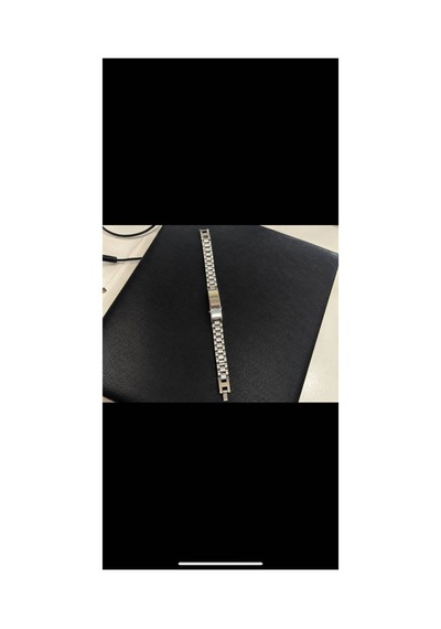 Çelik Zincir Model Bileklik Gri - 920022853 Gri
