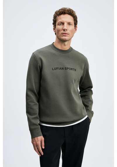Lufian Rowan Erkek Sweatshirt Yeşil Yeşil 112030195100600