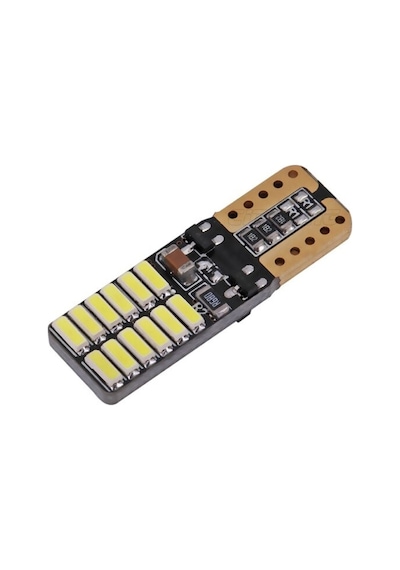 T10 Led Dipsiz W5W Canbus 24 Ledli Beyaz Park Plaka Ampül 2 Adet N11.2671