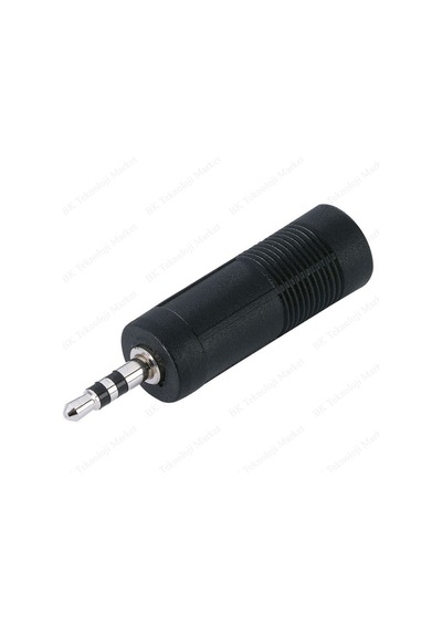3.5Mm Stereo Erkek / 6.35Mm Stereo Dişi Ses Çevirici Adaptör