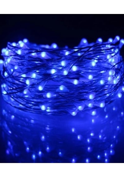 10 Metre Peri Led Yüksek Kaliteli 3 Fonksiyonlu Animasyonlu Led Işık - Mavi