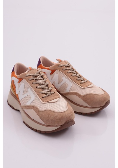 Dgn 55100 Kadin Sneaker Nude Multi