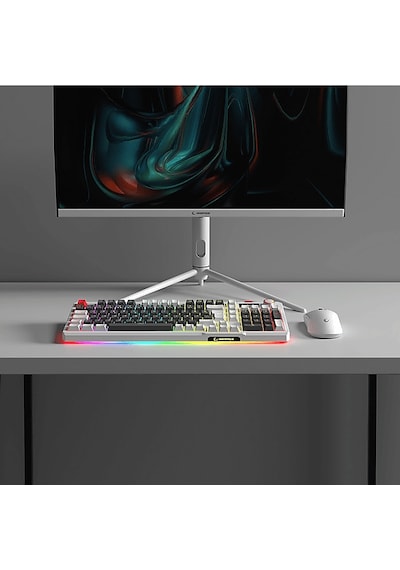 Rampage Loyal Usb Hot Swap RGB Red Switch Mekanik Kablolu Gaming Oyuncu Klavye
