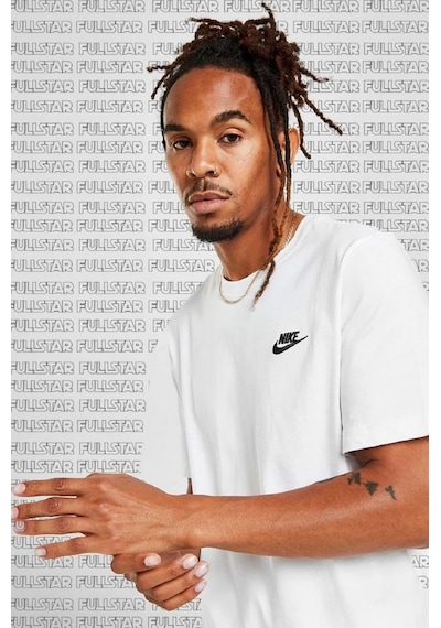 Nike Sportswear Cotton Unisex Short Sleeve Tee Unisex Beyaz Tişört