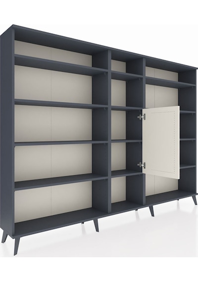 Arges Dolap 12 Raflı Tek Kapaklı 220x30x163 Antrasit-aytaşı/antrasit Aytası/antrasıt - Antrasıt Arges Dolap 12 Raflı Tek Kapaklı 220x30x163 Antrasit-aytaşı/antrasit Aytası/antrasıt - Antrasıt