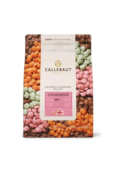 CALLEBAUT ÇİLEKLİ DAMLA KUVERTÜR ÇİKOLATA 2,5 KG