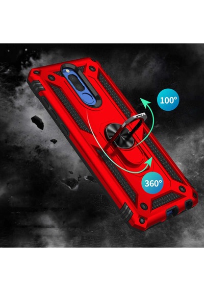 Huawei Mate 10 Lite Kilif Yüzüklü Zirh Tank Vega 534120047