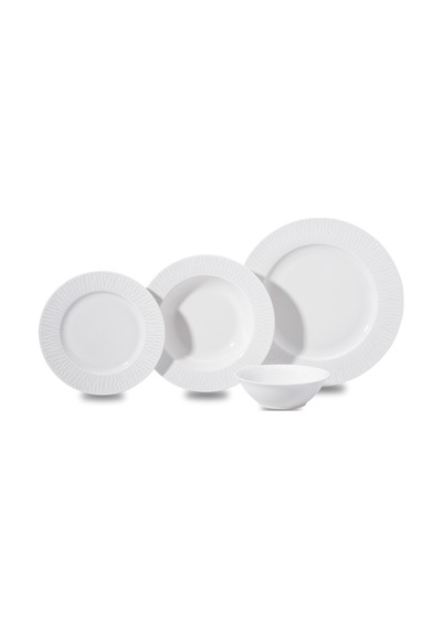 Korkmaz Perla Collection 53 Parça Yemek Takımı A8327 Beyaz