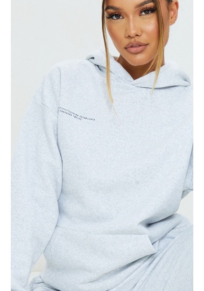 Established Eşofman Takımı Sweatshirt Jogger - Gri Baskılı Oversize Şardonlu Kapüşonlu Lastik Paça Gri Established Eşofman Takımı Sweatshirt Jogger - Gri Baskılı Oversize Şardonlu Kapüşonlu Lastik Paça Gri