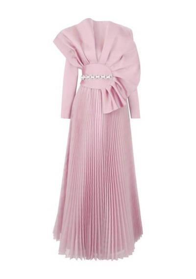 Senna Vıolanda Dress Pudra Pudra