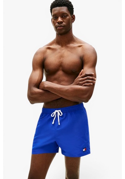 Tommy Hilfiger Tj Medıum Drawstrıng Solıd Erkek Mavi Deniz Şortu - Um0um03852