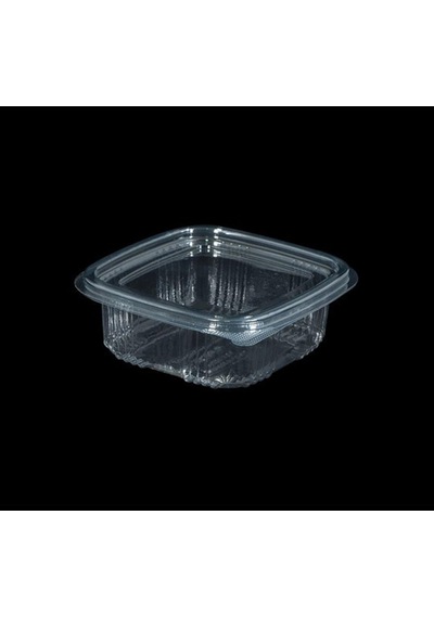 Kullan At Plastik Kilitli Şeffaf Düz Kapaklı Gıda Sakalam Kabı Sızdırmaz Kap 50 x 250 G