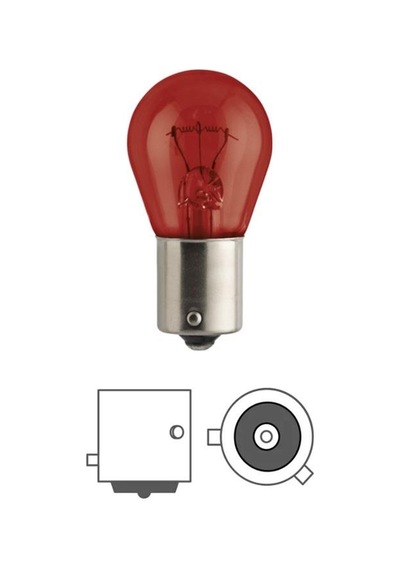 Phılıps 12v 93 Ampul 21w Yakın Tırnak Kırmızı