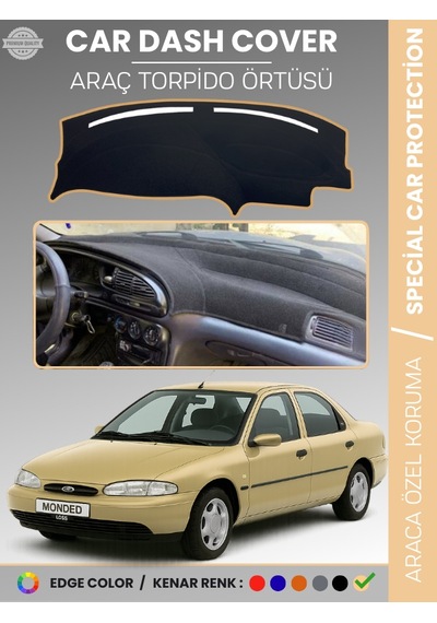 Ford Mondeo 2000-2007 Torpido Örtüsü Ön Göğüs Torpido Koruma Tam Uyum Kaymaz Kolay Montaj - 955 Stiloto