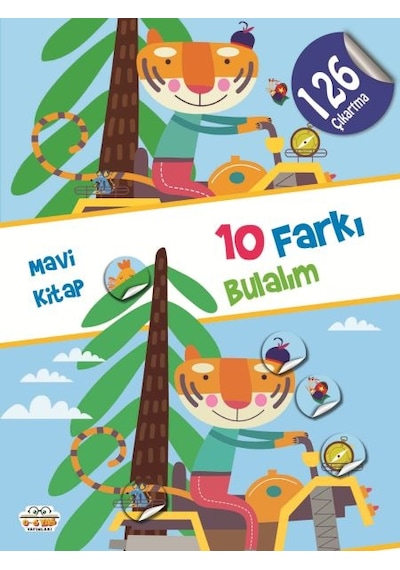 10 Farkı Bulalım -mavi Kitap