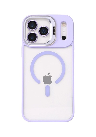 Joko Apple İphone 17 Pro Max Remim Lensli Magsafe Standlı Kapak - Lila