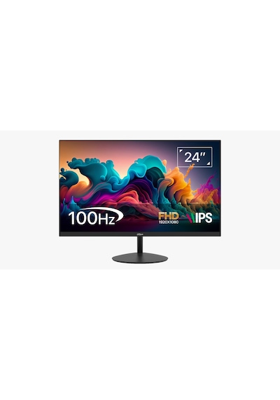 Dahua Lm24-a201y 23.8" Led Ips 5ms 100hz 1920x1080 Fullhd Vga Hdmı Vesa Siyah Monitör