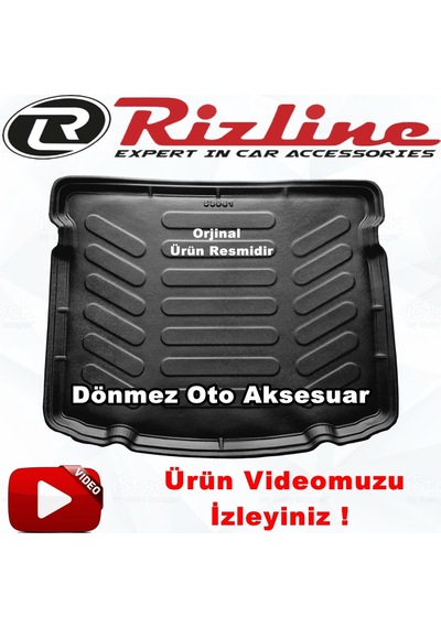 Toyota Uyumlu Auris 3D Bagaj Havuzu Siyah Hb 2013-2020 Arası Rizline N11.948