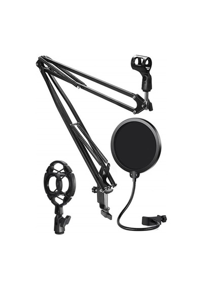 Lastvoice Nb39hyp Set Stüdyo Mikrofon İçin Stand Shock Mount Filtre 35x35 Santimetre